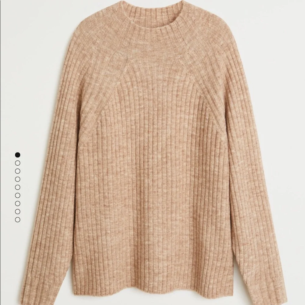 Mango Tan Ribbed Sweater Set - Picture 4 of 5